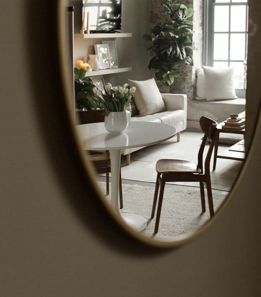 HandPainted Nature Wall Mural Decor Idea Apartment Therapy